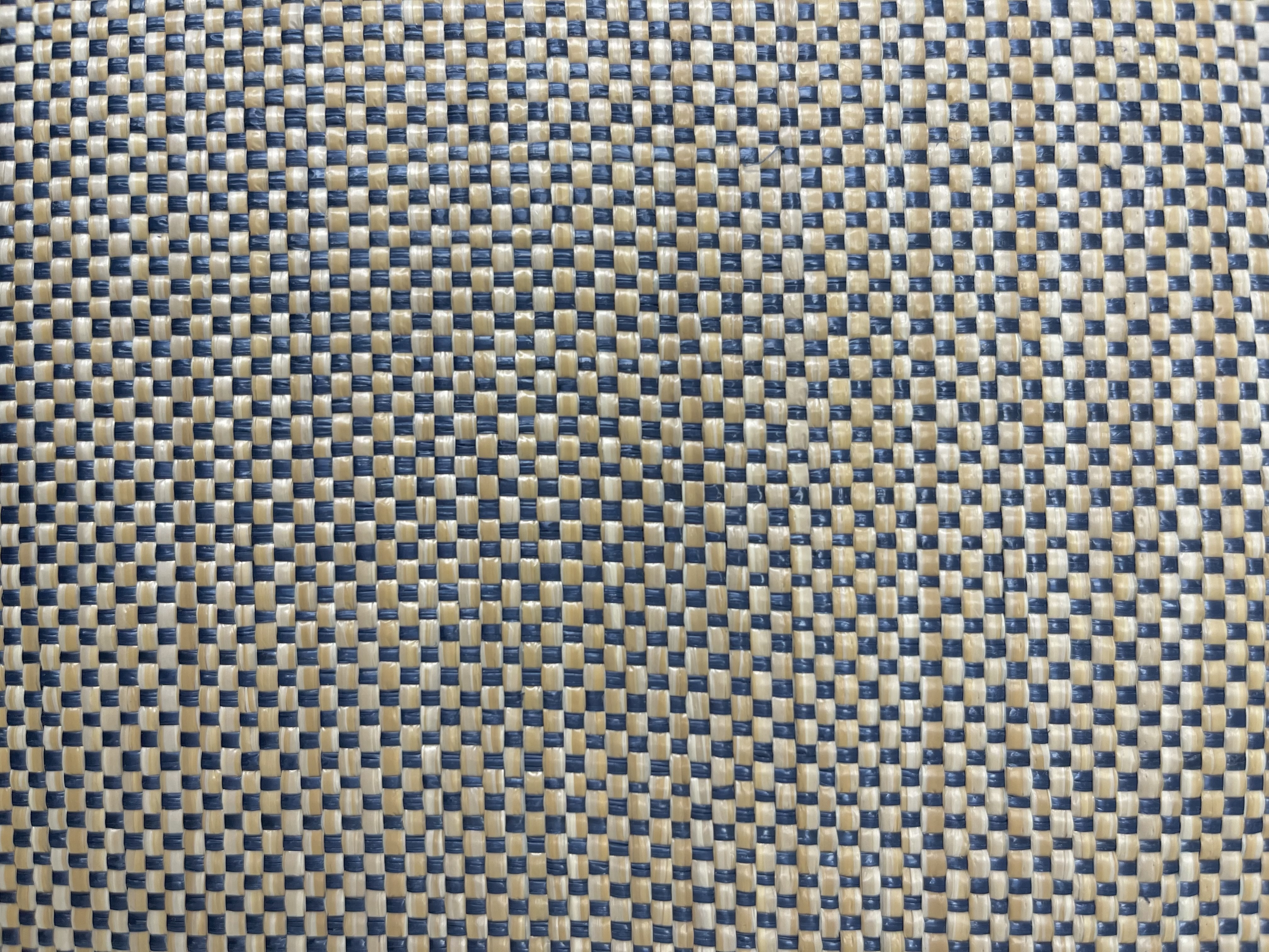 Performance Raffia Natural Navy